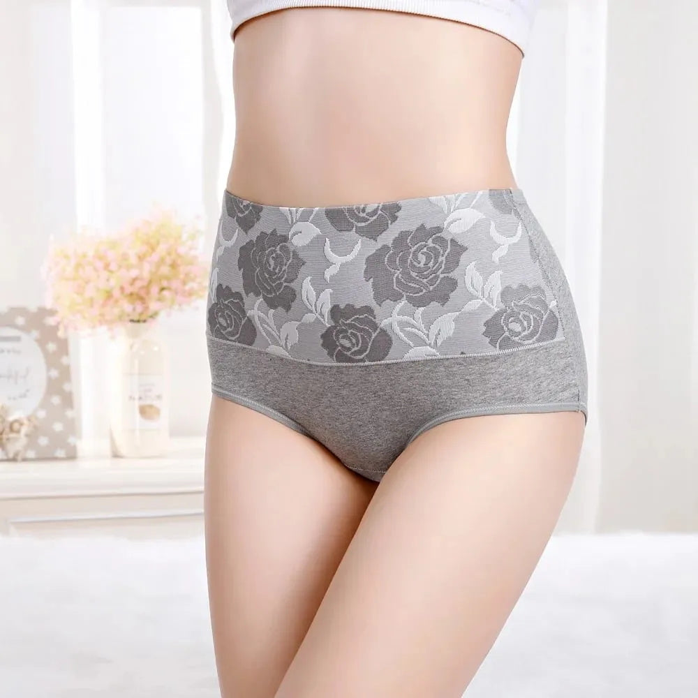 Cotone Vita Alta Addominale Dimagrante Igroscopico Antibatterica Biancheria Intima