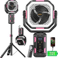 Camping Fan with Detachable Tripod